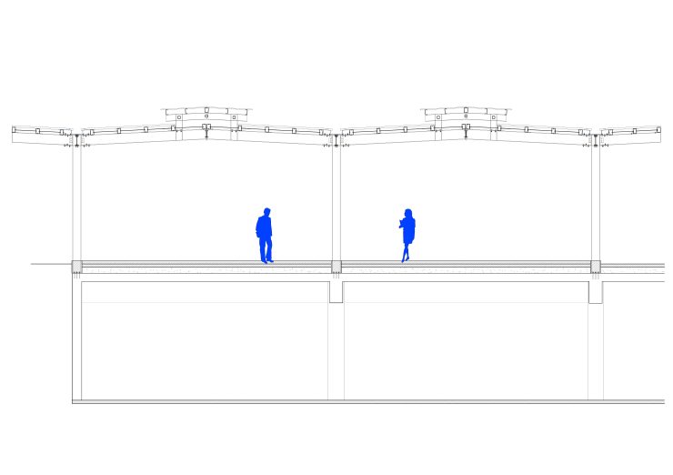 5.SECCIÓN LONGITUDINAL PÉRGOLA